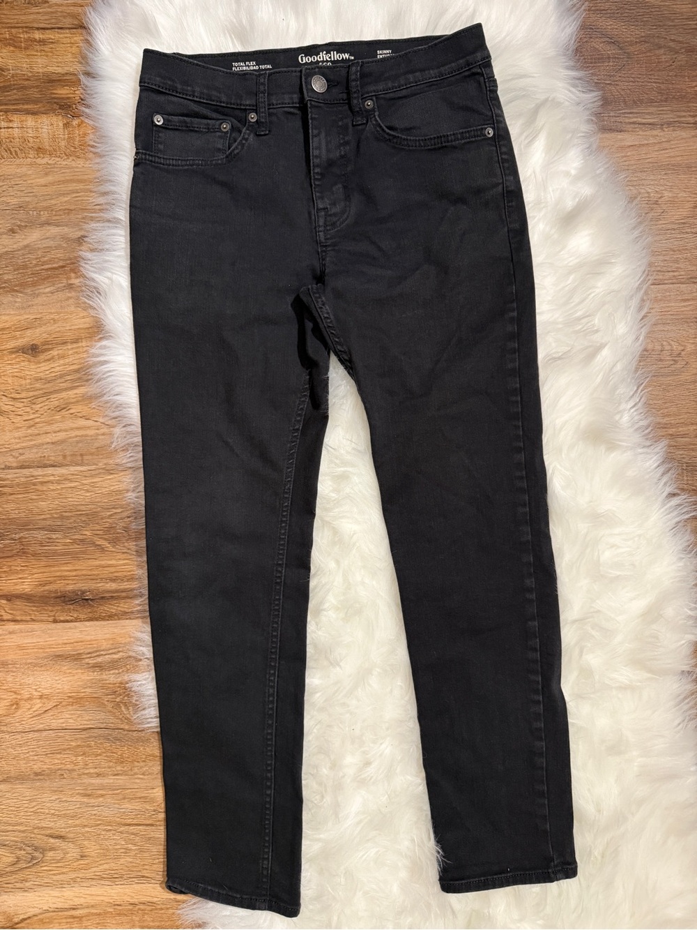 Goodfellow & Co Total Flex Skinny Jeans Black Size 30x30 NWOT